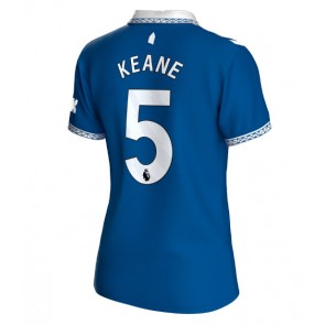 Everton Michael Keane #5 Hemmatröja Kvinnor 2023-24 Kortärmad